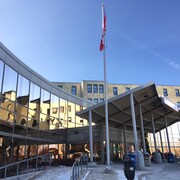 La façade de l'Hôpital Saint-Boniface, à Winnipeg.