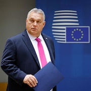 Viktor Orbán, lors d'une rencontre à Bruxelles. 