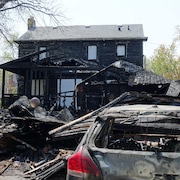 Une maison brulée dans la rue Enfield de la famille Trudel 