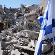 Un quartier en ruine.