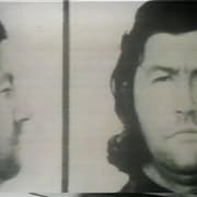 Photographies de prisonnier de Jacques Mesrine, gros plan du visage.