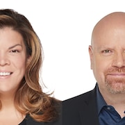 Les ministres québécois Kateri Champagne Jourdain et Ian Lafrenière.