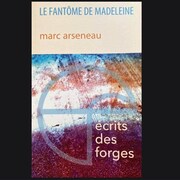 Un livre sur lequel est écrit Le fantôme de Madeleine, Marc Arseneau, Écrits des forges. 