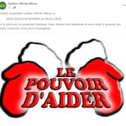 Le logo de la Saint-Vincent-de-Paul où on lit « Le pouvoir d'aider »