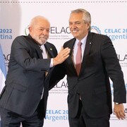 
Le président Luiz Inacio Lula Da Silva et le président argentin Alberto Fernandez