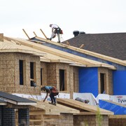 Une maison en construction à Ottawa.