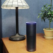 L’enceinte Echo d’Amazon, qui abrite l’assistant à commande vocale « Alexa » 