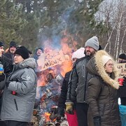 Manifestation à Tracadie