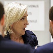 Marine Le Pen exprime sa surprise.