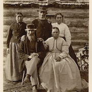 La famille George McPherson (fil s d'Andrew) en Ontario, 1872