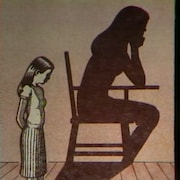 Illustration d'une mère célibataire et de son enfant en 1980.