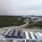 Le site de la mine Renard de Stornoway Diamonds a dû être évacué en raison des feux de forêt qui menacent le nord du Québec.