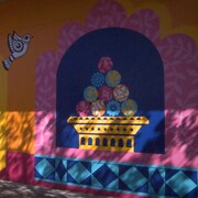 Une murale.