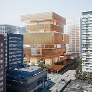 Esquisse du projet de nouvel édifice du Musée des beaux-arts de Vancouver.