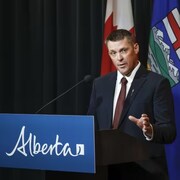 Nate Horner, président du Conseil du Trésor et ministre des Finances de l'Alberta, le 17 octobre 2023.