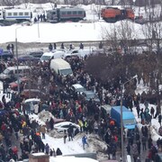 Fin des funérailles de l'opposant russe Navalny.