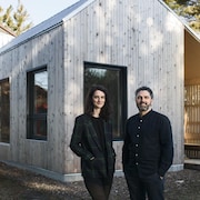 Les co-fondateurs de Nordais, les architectes Marika Drolet-Ferguson et Mathieu Boucher Côté