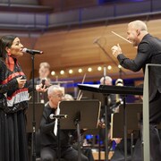 Elisapie et Yannick Nézet-Séguin en concert.