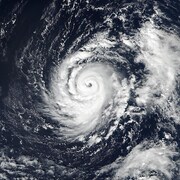 L'ouragan Ophelia photographié depuis l'espace.