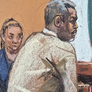 Dessin d'un homme de profil.