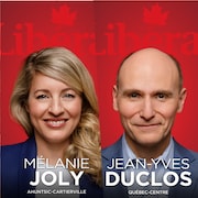 Les affiches du Parti libéral du Canada.