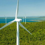 Le parc éolien Prince, au nord de Sault-Sainte-Marie, produit de l'énergie depuis 2006.