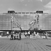 Le pavillon du Québec sur le site d'Expo 67.