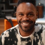 Pierre-Yves Lord dans son studio dans la grande région de Québec.