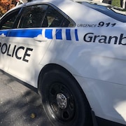 Véhicule du Service de police de Granby.