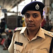 Rekha Mishra, policière de Mumbai.