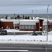 Le poste de la Sûreté du Québec à Sainte-Anne-des-Monts.