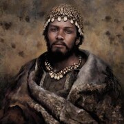 Reconstitution de l'apparence d'un chasseur-cueilleur associé à la culture gravettienne.