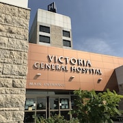 Le façade de l'Hôpital général Victoria.