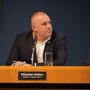 Sébastien Bolduc, en séance publique.