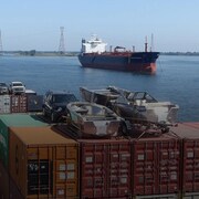 2 cargos de l'entreprise Desgagnés se croisent sur le Saint-Laurent