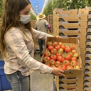 Isabelle Prévost est agronome et chef de culture pour les Serres Royales à Saint-Jérome. 
