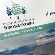 Le site internet de la Fondation fransaskoise sur la page des différents fonds et dons.