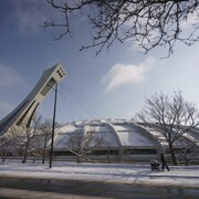 Le Stade olympique de Montréal.