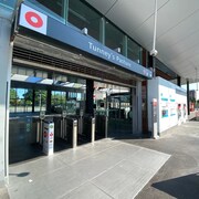 Une station du train léger.