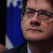 Gros plan de Sylvain Gaudreault.