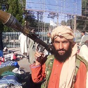 Un combattant taliban à Herat.