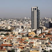 Une vue en hauteur de la ville deTel-Aviv.