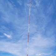 La tour à vent de TES Canada.