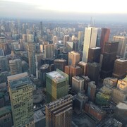 La ville de Toronto vue des airs.