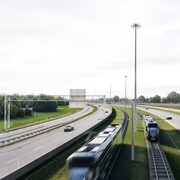 Une maquette du projet.