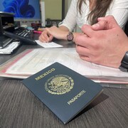 Un passeport mexicain. 