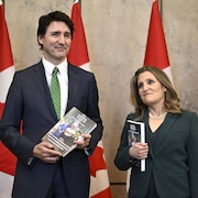 Justin Trudeau et Chrystia Freeland.