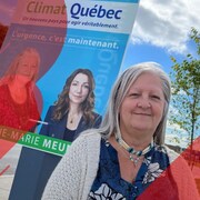 La candidate du parti Climat Québec dans la circonscription de Chapleau, Anne-Marie Meunier