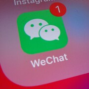 Logo de l'application WeChat.