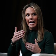Wendy McMahon, PDG de CBS News, s'exprime lors de l'événement Axios BFD à New York, aux États-Unis, le 12 octobre 2023. 